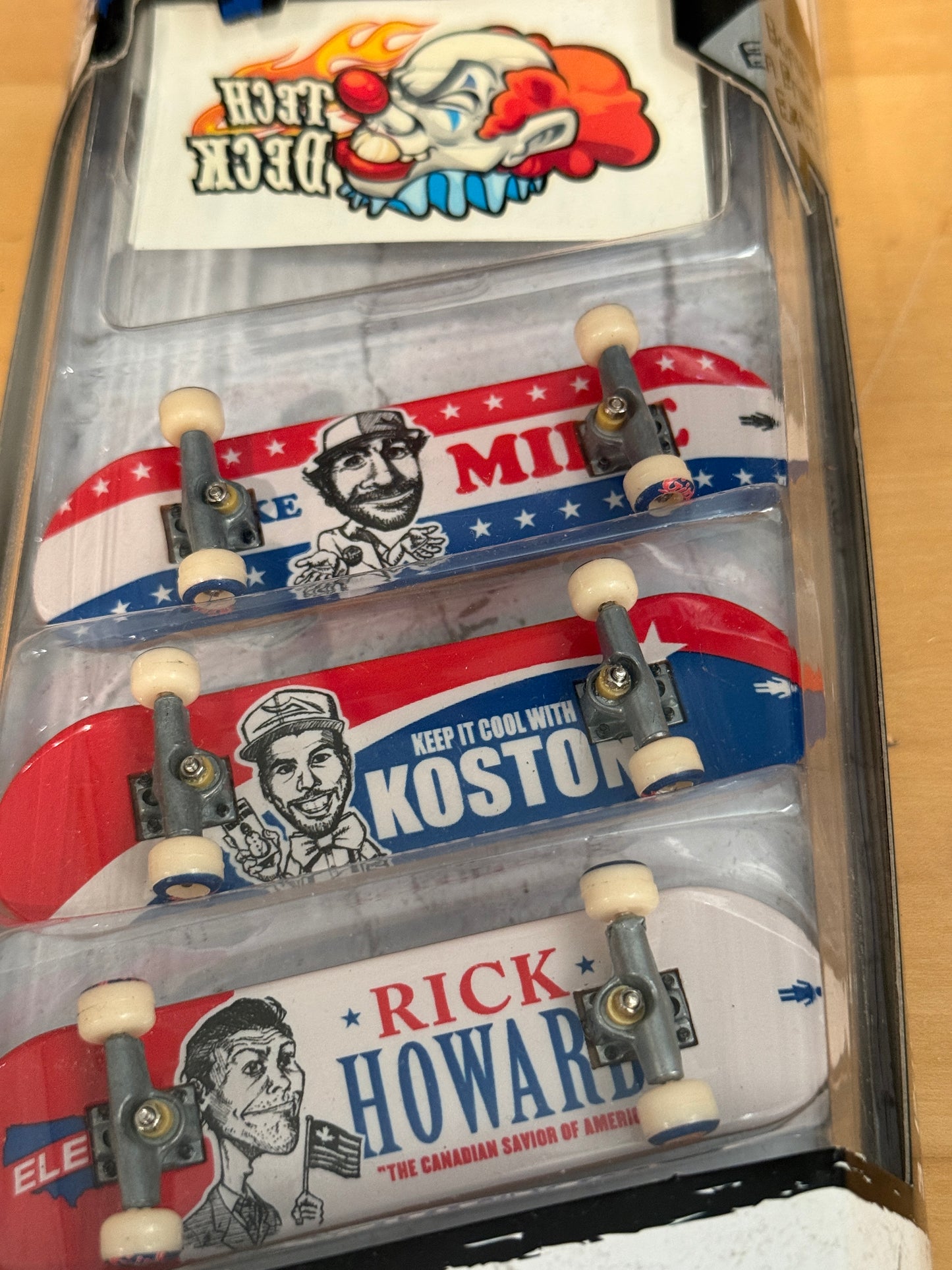 Vintage Tech Deck Girl Skateboards Pro Series 3-Pack | Mike Carroll, Eric Koston, Rick Howard | VHTF